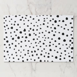 ダルマチアンスポット、ダルマチアンドット、白黒 ペーパーパッド