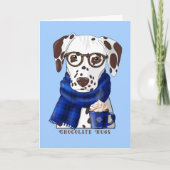 ダルマチアンチョコレートハグ カード (正面)