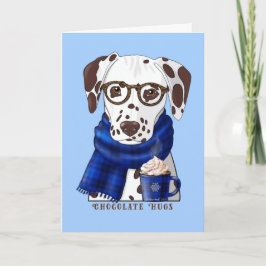 ダルマチアンチョコレートハグ カード