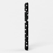 ダルマチアンドット、ダルマチアンスポット、白黒 Case-Mate iPhoneケース (裏面/右)