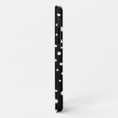 ダルマチアンドット、ダルマチアンスポット、白黒 Case-Mate iPhoneケース (裏面/左)