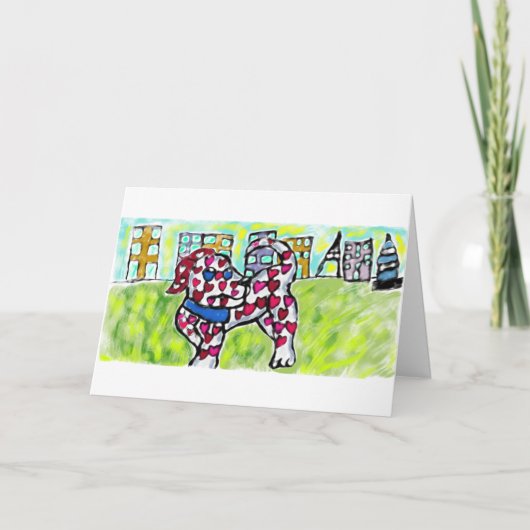 ダルマチアンバレンタイン シーズンカード (正面)