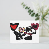 ダルマチアンバレンタイン ポストカード (スタンド正面)