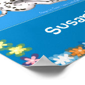 ダルマチアンパピーキッズルーパーソナライズされたム ポスター (角)