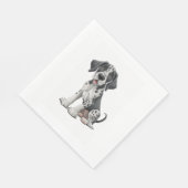 ダルマチアンパピードグプレミアムスクープ スタンダードランチョンナプキン (角)