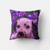 ダルマチアンパピードッグアート クッション (裏面)