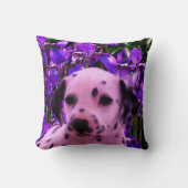 ダルマチアンパピードッグアート クッション (正面)