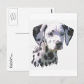 ダルマチアンパピー ポストカード (正面/裏面)