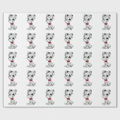 ダルマチアンパピー ラッピングペーパー (フラット)