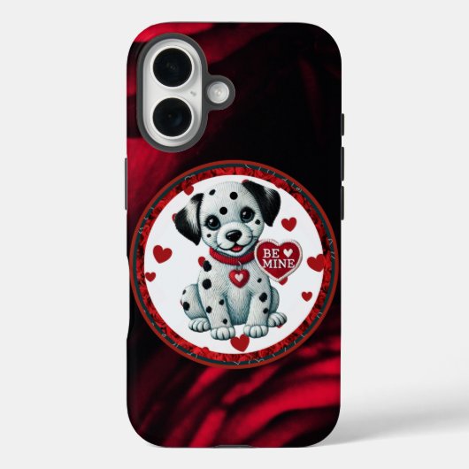 ダルマチアンパピーiPhone 16ケース – ベビアンバレンタイン Case-Mate iPhoneケース (裏面)