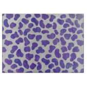 ダルマチアンパープルアンドホワイトプリント カッティングボード (正面)