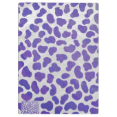 ダルマチアンパープルアンドホワイトプリント クリップボード (裏面)