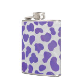ダルマチアンパープルアンドホワイトプリント フラスク (左)