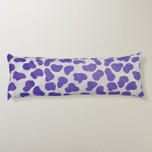 ダルマチアンパープルアンドホワイトプリント ボディピロー (裏面)