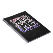 ダルマチアンブラック&ピンクワイルドメ ノートブック (右側)