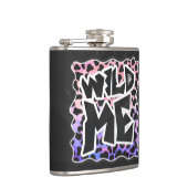 ダルマチアンブラック&ピンクワイルドメ フラスク (右)