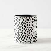 ダルマチアンプリント ツートーンマグカップ (中央)