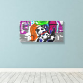 ダルマチアン市 キャンバスプリント (インサイチュ (ウッドフロア))