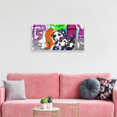 ダルマチアン市 キャンバスプリント (インサイチュ (リビング))