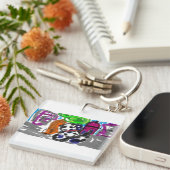 ダルマチアン市 キーホルダー (正面右)