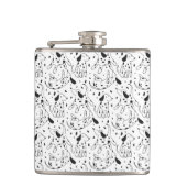 ダルマチアン模様 フラスク (正面)