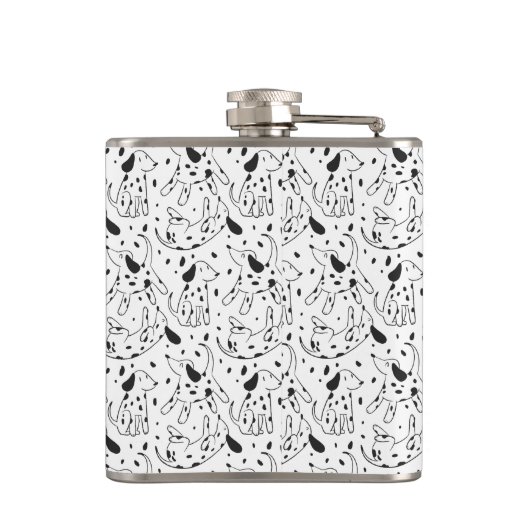ダルマチアン模様 フラスク (裏面)