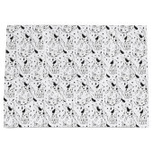 ダルマチアン模様 ラージペーパーバッグ (正面)