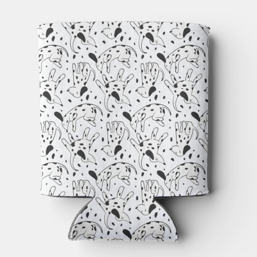 ダルマチアン模様 缶クーラー (裏面)