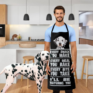 ダルマチアン犬あなたが焼くすべてのスナック エプロン