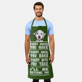 ダルマチアン犬あなたが焼くすべてのスナック エプロン
