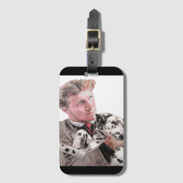 ダルマチアン犬かわいい動物の斑点 ラゲッジタグ