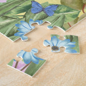 ダルマチアン犬と花春 ジグソーパズル (側面)