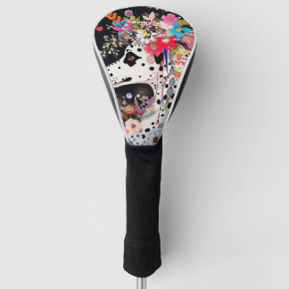 ダルマチアン犬と花002 – テーラージュエル ゴルフヘッドカバー