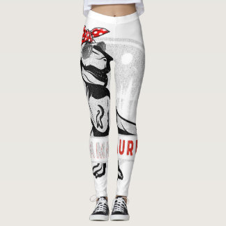 ダルマチアン犬の動物ハロウィーンDIY衣装おもしろいT レギンス