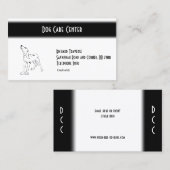 ダルマチアン犬の動物 名刺 (正面/裏面)