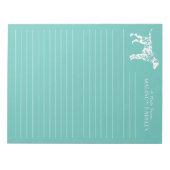 ダルマチアン犬の子犬 ノートパッド (正面)