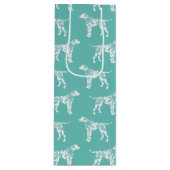 ダルマチアン犬の子犬 ワインギフトバッグ (正面)