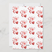 ダルマチアン犬の恋人バレンタインギフト シーズンカード (裏面)