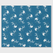 ダルマチアン犬の赤ちゃんシャワーパピーピンクの女の子 ラッピングペーパー (フラット)