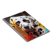 ダルマチアン犬ペットかわいい愛らしい動物コンパニオン ノートブック (右側)