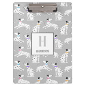 ダルマチアン犬水玉模様動物の水の色の子供 クリップボード (正面)