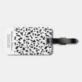 ダルマチアン犬 ラゲッジタグ (裏面横)