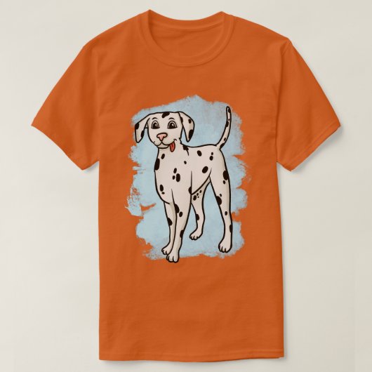 ダルマチアン犬 Tシャツ (デザイン正面)
