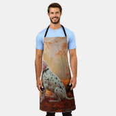 ダルマチアン紅葉秋 エプロン (着用した状態)