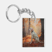 ダルマチアン紅葉秋 キーホルダー (正面左)