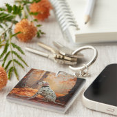ダルマチアン紅葉秋 キーホルダー (正面右)