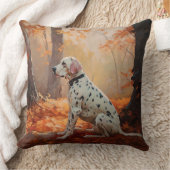 ダルマチアン紅葉秋 クッション (ブランケット)