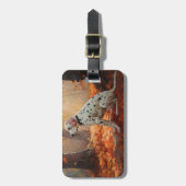 ダルマチアン紅葉秋 ラゲッジタグ (正面縦)