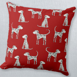 ダルマチアン・ドッグ・レッド クッション