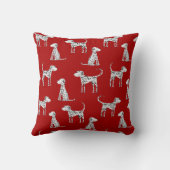 ダルマチアン・ドッグ・レッド クッション (裏面)